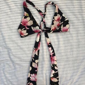 Frankies Bikinis Floral Bikini Top